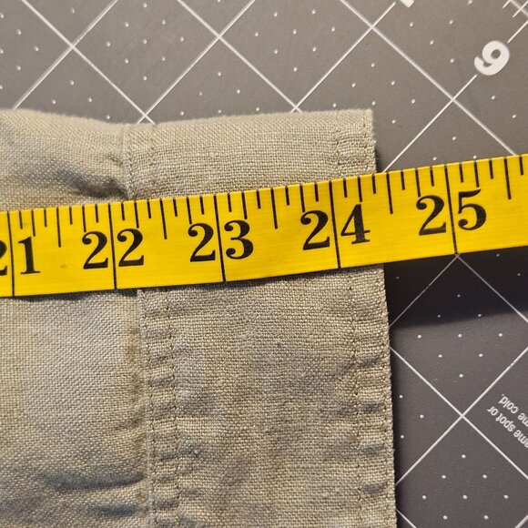 J. Jill Women’s Linen Trench Coat Gray Sage Sz M Quiet Luxury Boho Marketwear - Picture 13 of 15